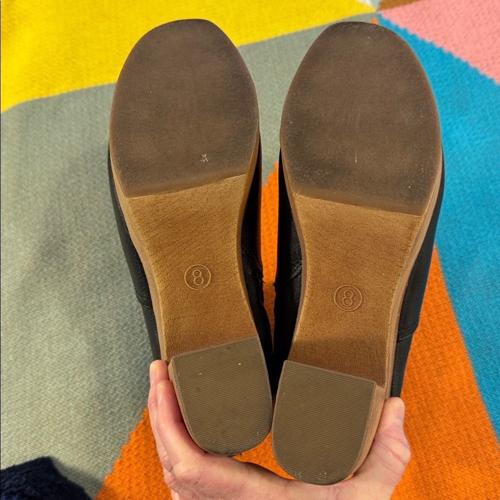 Universal Thread Black Platform Ankle Clog Boots … - image 8